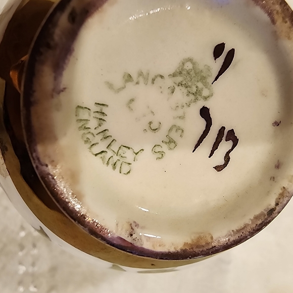 Sugar Dish and Cream Pitcher Lancaster Hanley England vintage - Picture 4 of 15